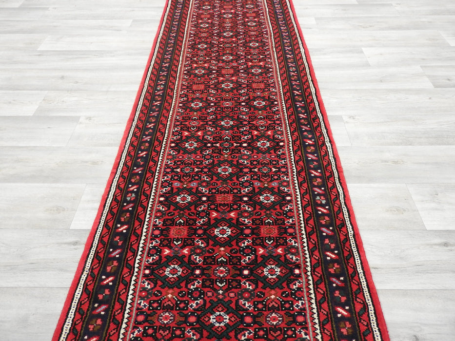 Persian Hand Knotted Hossein Abad Runner Size: 76 x 1187cm-Persian Runner-Rugs Direct