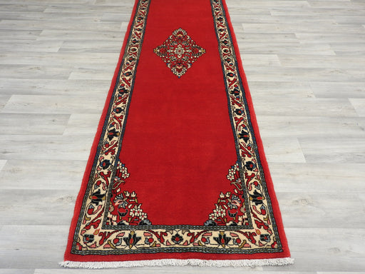 Persian Hand Knotted Arak Hallway Runner Size: 308 x 84cm-Persian Rug-Rugs Direct