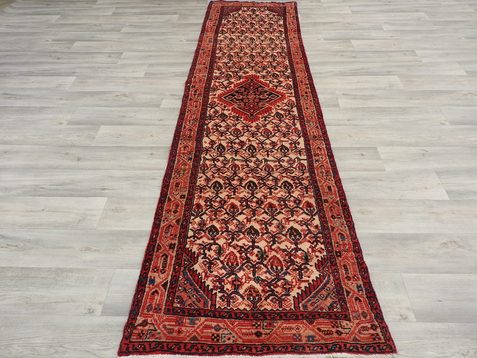 Persian Hand Knotted Hamedan Hallway Runner Size: 290 x 79cm-Hallway Runner-Rugs Direct