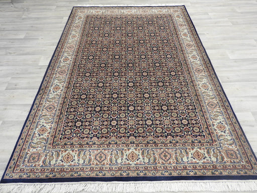 Pure Wool Hand Knotted Herati Rug Size: 240 x 166cm-Persian Rug-Rugs Direct