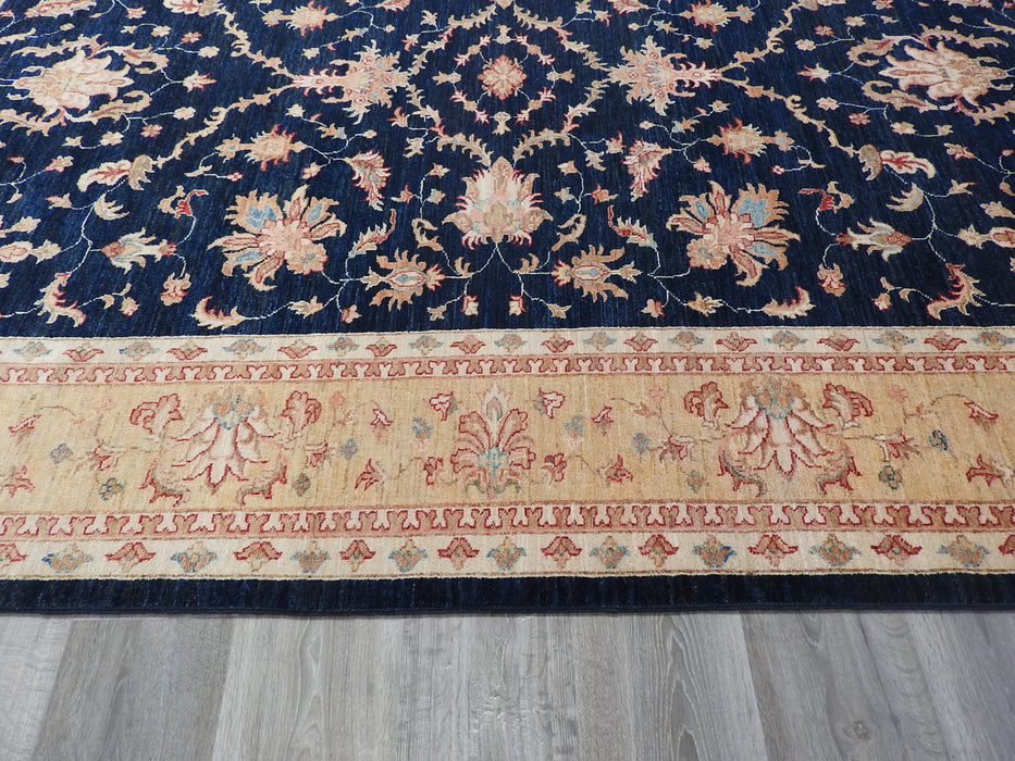 Afghan Hand Knotted Choubi Rug Size: 300 x 214cm-Afghan Rug-Rugs Direct