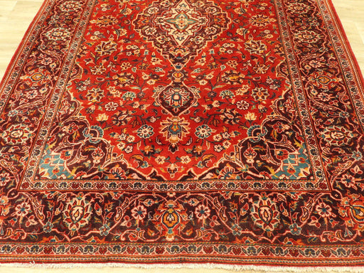 Persian Hand Knotted Kashan Rug Size: 216 x 140cm-Persian Rug-Rugs Direct