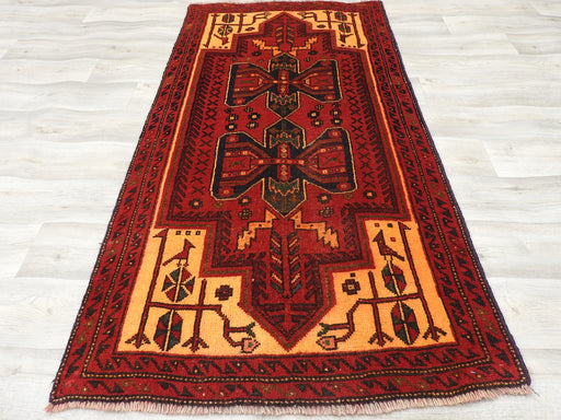 Persian Hand Knotted Baluchi Rug Size: 180 x 86cm-Baluchi-Rugs Direct
