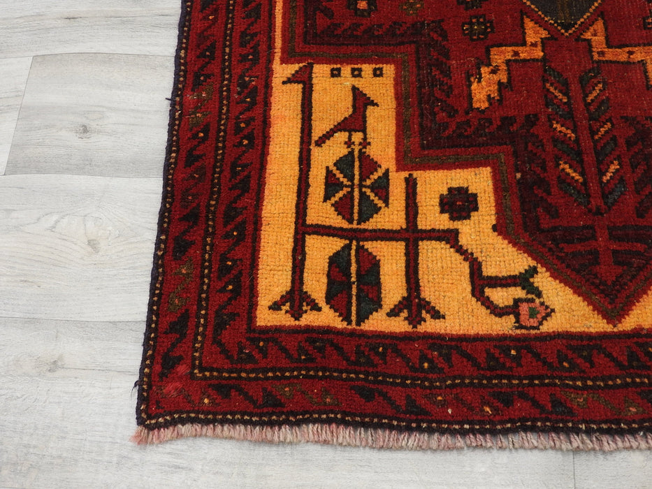 Persian Hand Knotted Baluchi Rug Size: 180 x 86cm-Baluchi-Rugs Direct
