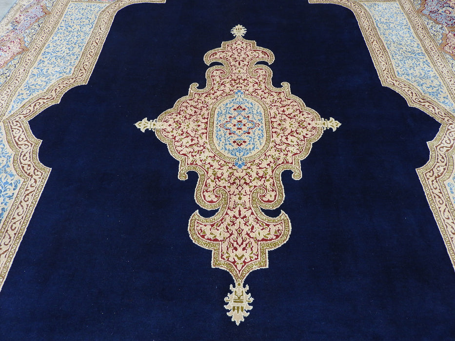 Persian Hand Knotted Kerman Rug Size: 444 x 305cm-Kerman Rug-Rugs Direct