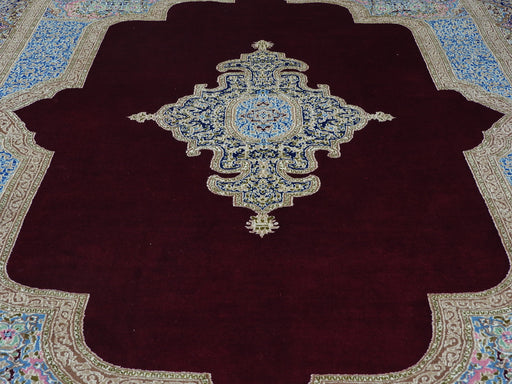 Persian Hand Knotted Kerman Rug Size: 428 x 298cm-Kerman Rug-Rugs Direct