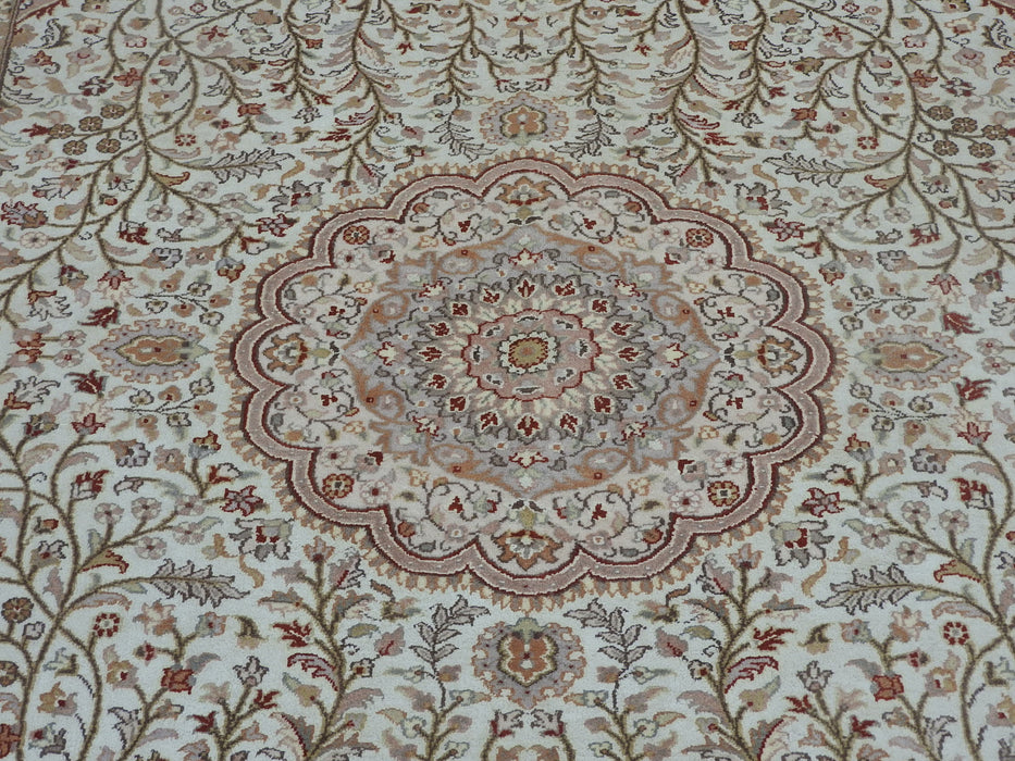 Persian Hand Made Silk Rug Size: 247cm x 169cm-Persian Rug-Rugs Direct