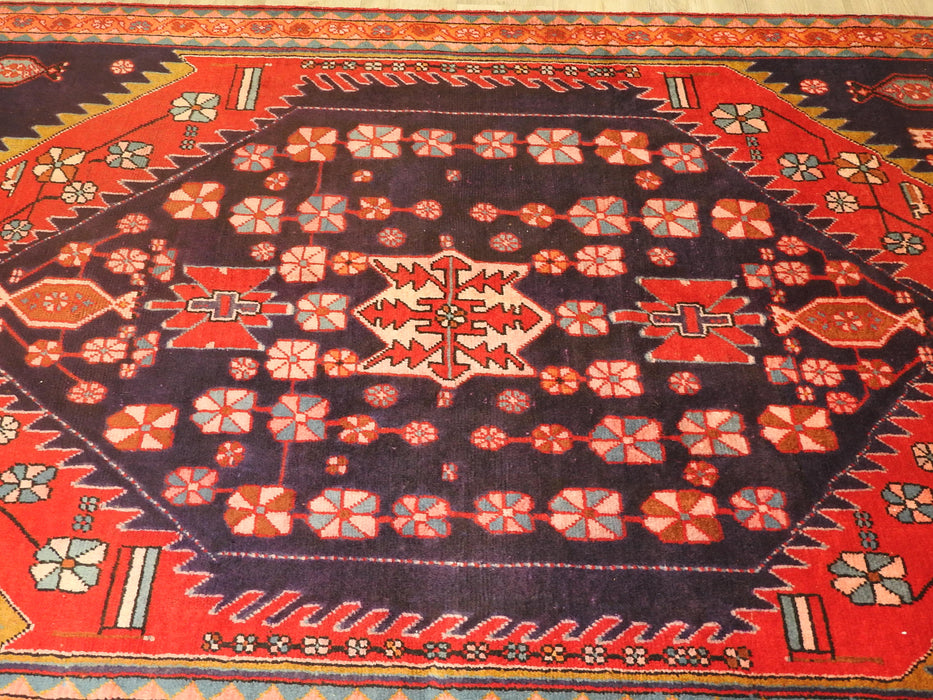 Persian Hand Knotted "Semi Antique" Saveh Rug Size: 228 x 138cm-Persian Rug-Rugs Direct