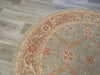 Afghan Hand Knotted Choubi Round Rug Size: 183 x 183cm-Round Rug-Rugs Direct