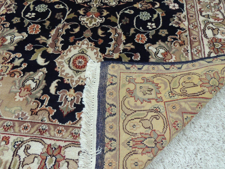 Hand Knotted Wool & Silk Rug Size: 121 x 191cm-Physical-Rugs Direct