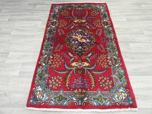 Persian Hand Knotted Kashmar Rug Size: 107 x 185cm-Persian Rug-Rugs Direct