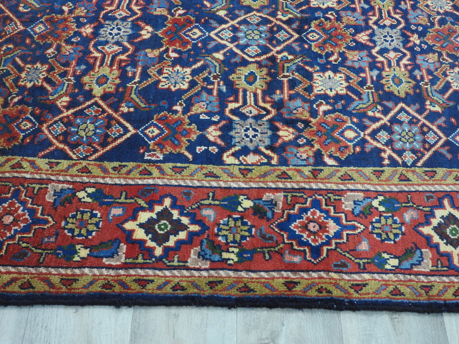 Persian Hand Knotted Mahal Rug Size: 242 x 152cm-Persian Rug-Rugs Direct