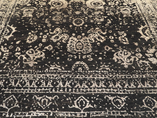 Spectacular Bamboo Silk Hand Knotted Erased Design Size: 240 x 300cm-Bamboo Silk-Rugs Direct