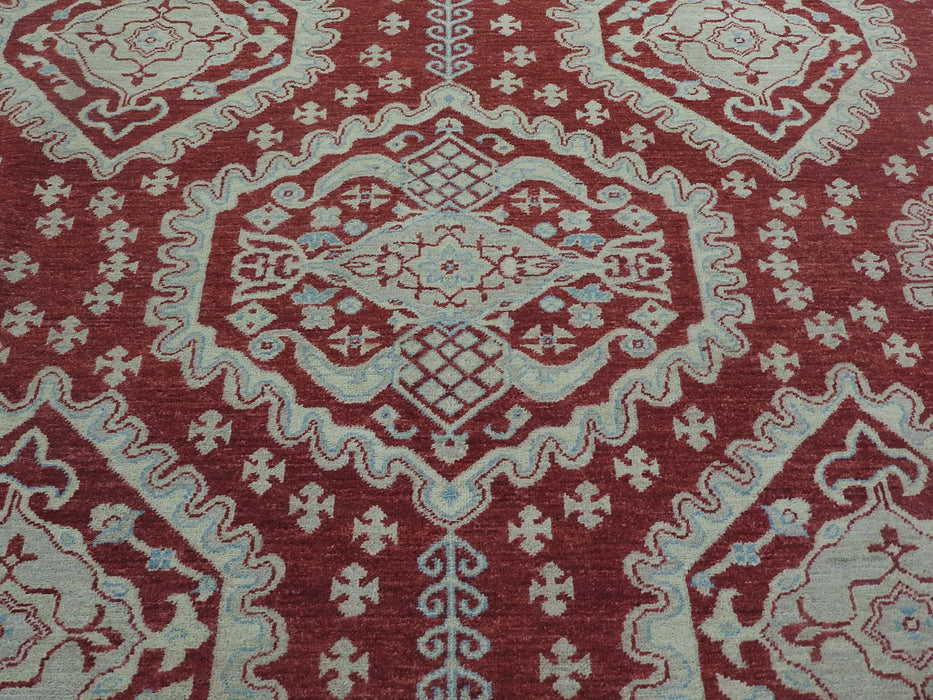 Afghan Hand Knotted Choubi Rug Size: 255 x 295cm-Afghan Rug-Rugs Direct