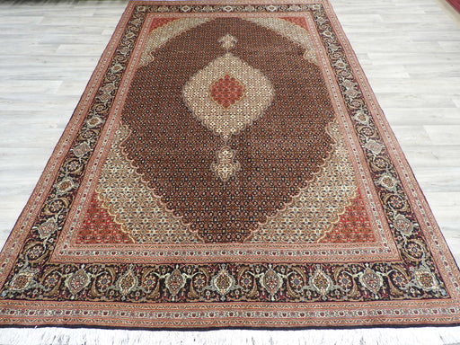 Persian Hand Knotted "Mahi Design" Tabriz Rug Size: 297 x 195cm-Persian Rug-Rugs Direct