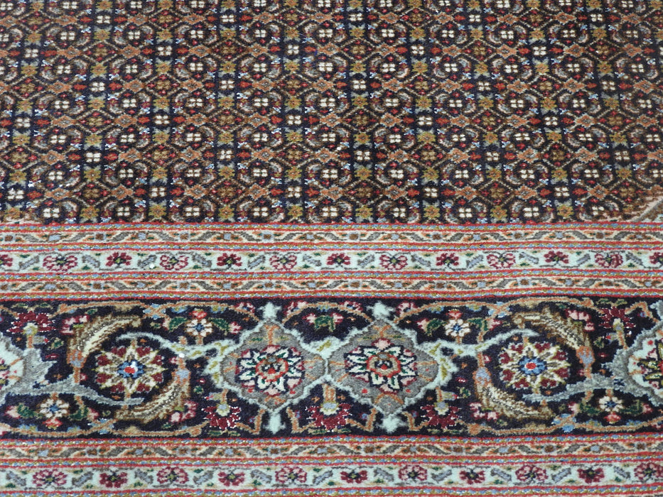 Persian Hand Knotted "Mahi Design" Tabriz Rug Size: 297 x 195cm-Persian Rug-Rugs Direct