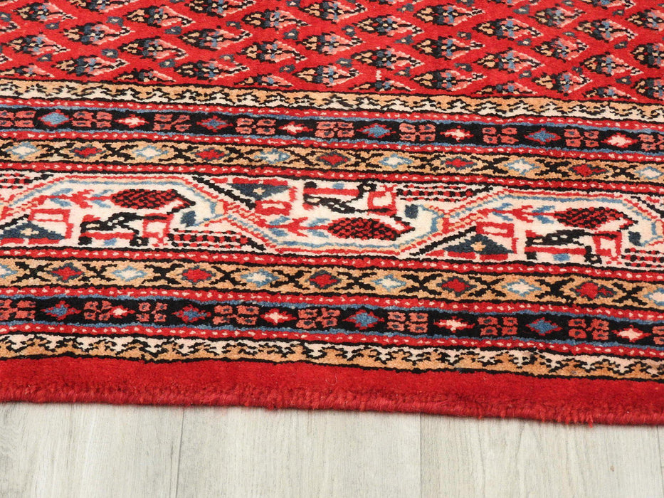 Persian Handmade Boteh Mir Rug Size: 325 x 220cm-Persian Rug-Rugs Direct