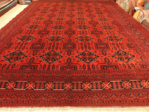 Afghan Hand Knotted Khal Mohammadi Rug Size: 296 x 389cm-Afghan Rug-Rugs Direct