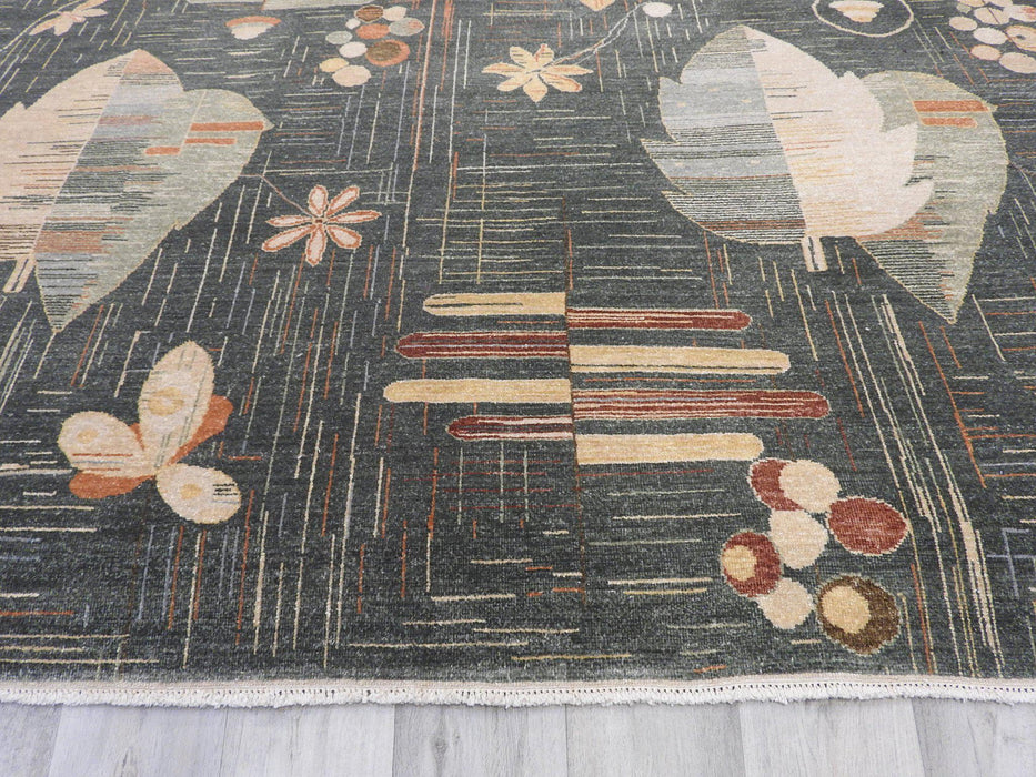 Hand Knotted Indian Choubi Rug Size: 272 x 372cm-Modern Rug-Rugs Direct