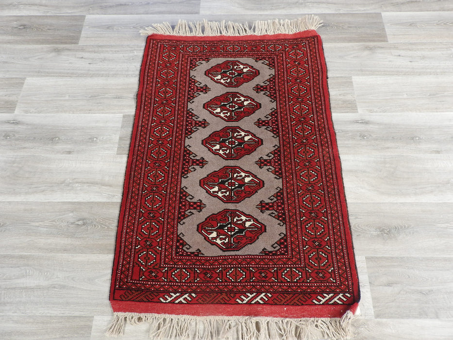 Persian Hand Made Turkman Rug Size: 85 x 125cm-Persian Rug-Rugs Direct