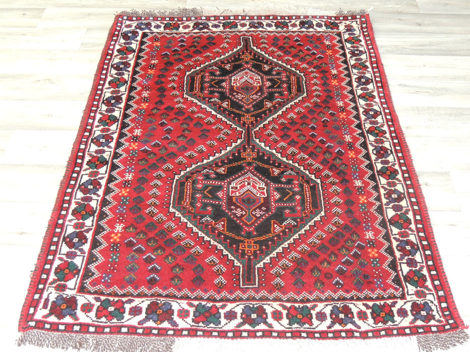 Persian Hand Knotted Shiraz Rug Size: 152 x 105cm-Unclassified-Rugs Direct