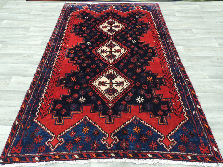 Persian Hand Knotted Sirjan Rug Size: 225 x 140cm-Persian Rug-Rugs Direct