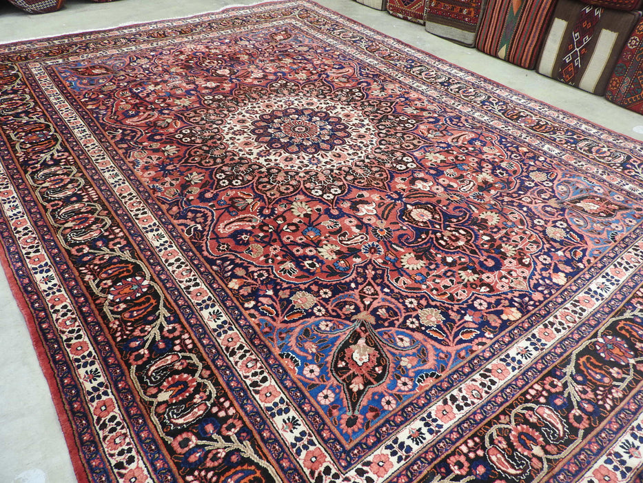 Persian Hand Knotted Mahallat Rug Size: 380 x 271cm-Persian Rug-Rugs Direct