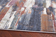 Mastercraft Multi Coloured Abstract Brushstroke Design Argentum Rug - Rugs Direct