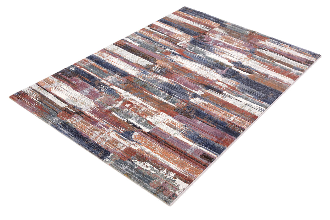 Mastercraft Multi Coloured Abstract Brushstroke Design Argentum Rug - Rugs Direct