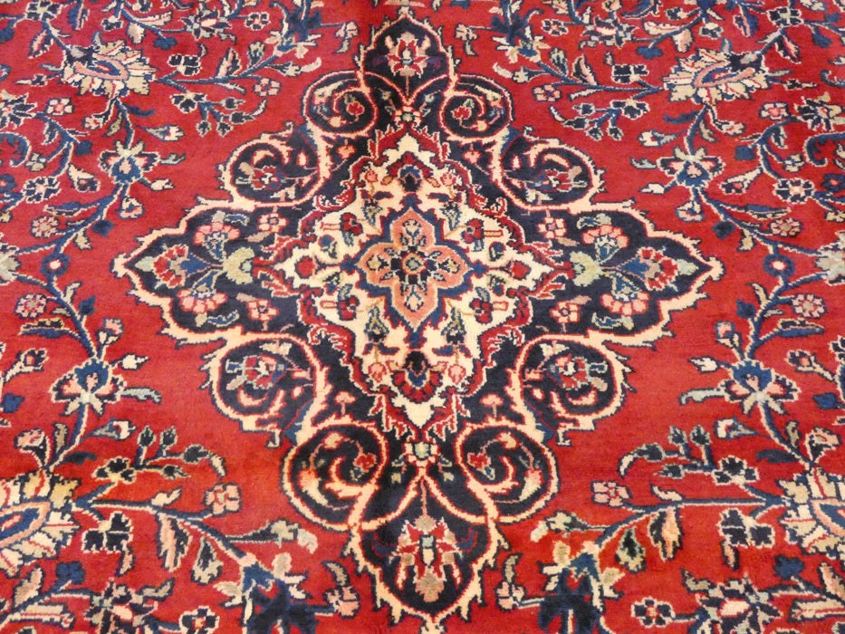 Persian Hand Knotted Hamedan Rug Size: 328 x 222cm-Hamedan Rug-Rugs Direct