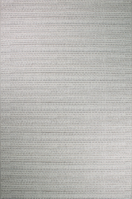 High Line Flatweave Pure Wool Tundra White & Pearl Silver Colour Rug Size: 200 x 290cm - Rugs Direct