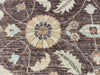 Afghan Hand Knotted Choubi Round Rug Size: 248x 248cm - Rugs Direct
