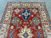 Afghan Hand Knotted Kazak Rug Size: 145 x 242cm - Rugs Direct