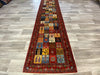 Authentic Persian Hand Knotted Gabbeh Runner Size: 337 x 95cm - Rugs Direct