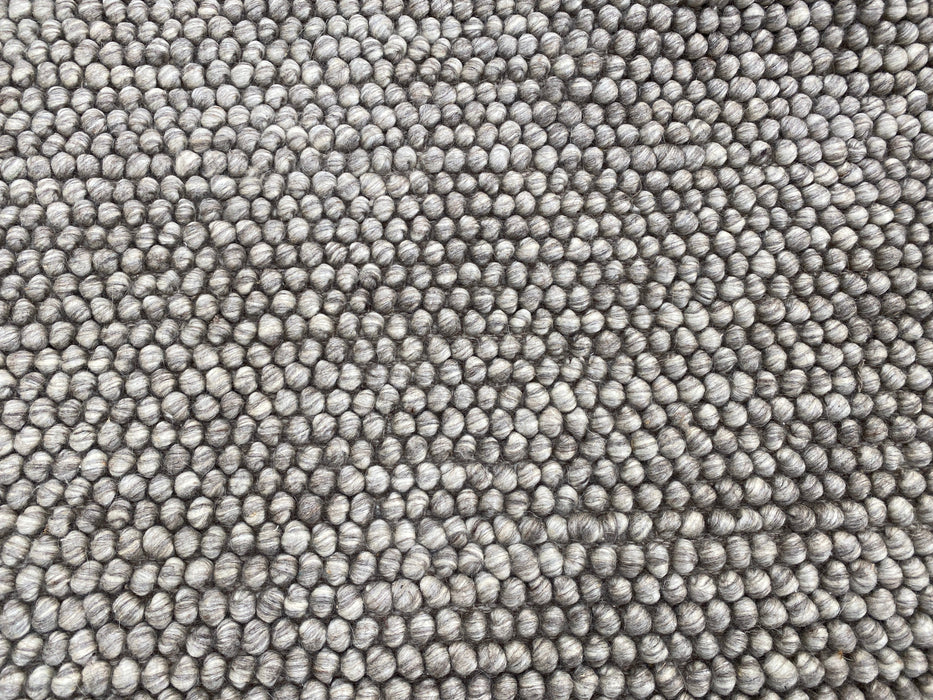 100% Wool Chunky Loop Pile Sand Colour Rug