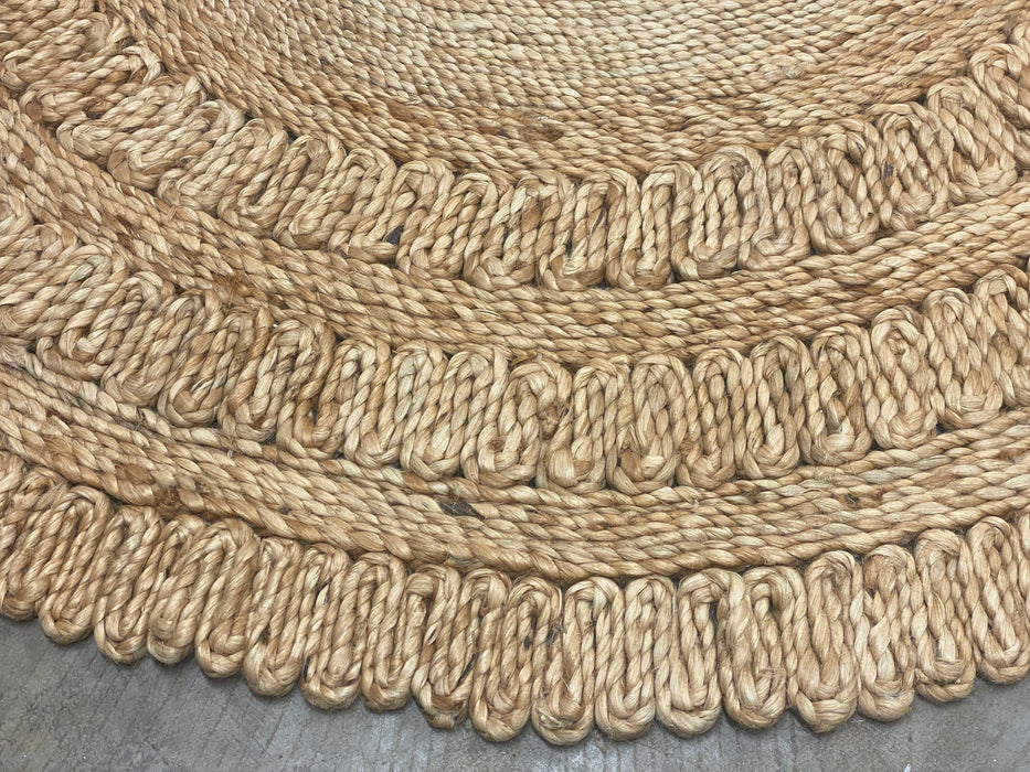 Natural Hand-woven Round 100% Jute Rug - Rugs Direct