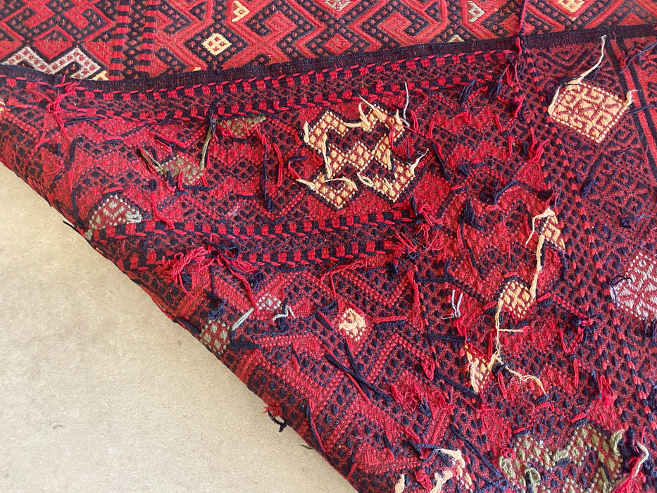 Afghan Hand Made Hazara Ghalmori Kilim Rug Size: 203 x 294cm — Rugs Direct