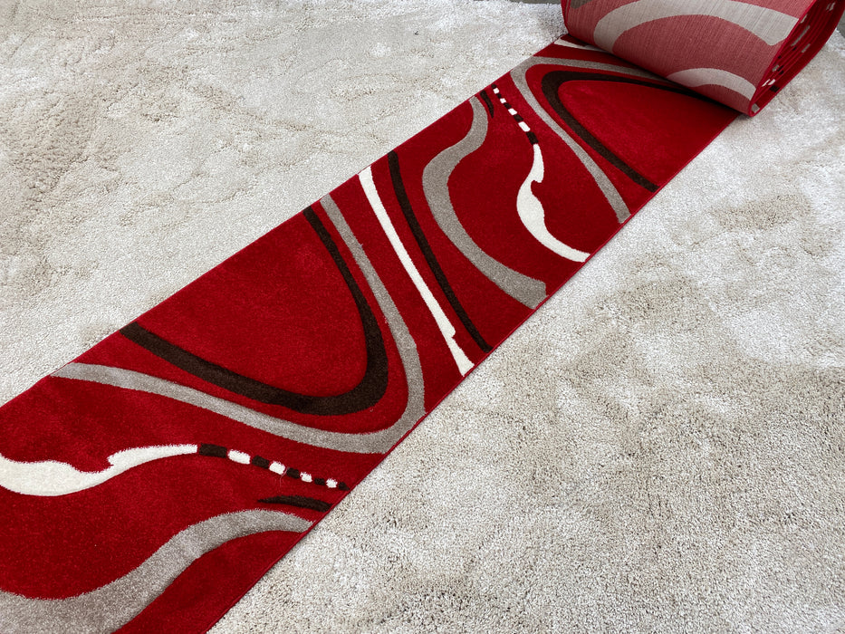 Modern Design Turkish Hallway Runner 80cm Wide x Cut To Order - Rugs Direct