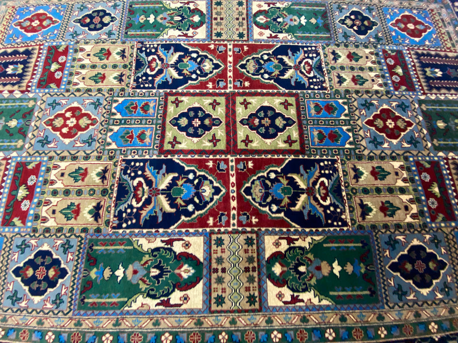 Afghan Hand Knotted Roshnai Merino Wool Rug Size: 308cm x 206cm - Rugs Direct