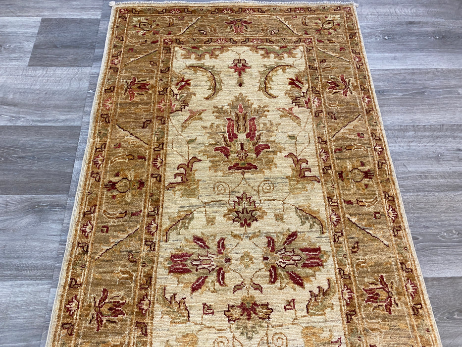 Afghan Hand Knotted Choubi Hallway Runner Size: 290 x 80cm - Rugs Direct