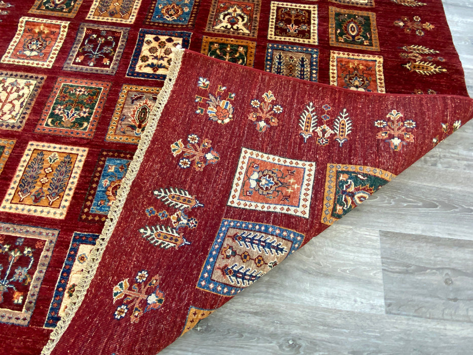 Afghan Hand Knotted Choubi Rug Size: 234 x 182cm - Rugs Direct