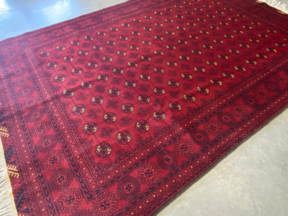 Afghan Hand Knotted Khal Mohammadi Rug Size: 203 x 297cm - Rugs Direct