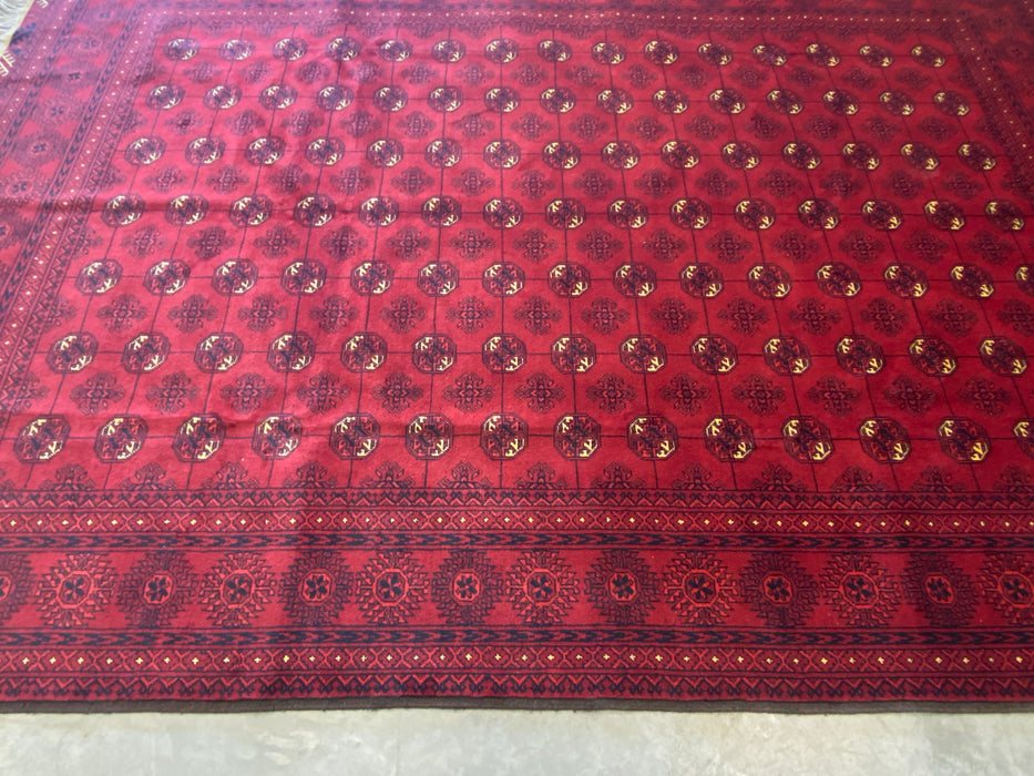 Afghan Hand Knotted Khal Mohammadi Rug Size: 203 x 297cm - Rugs Direct
