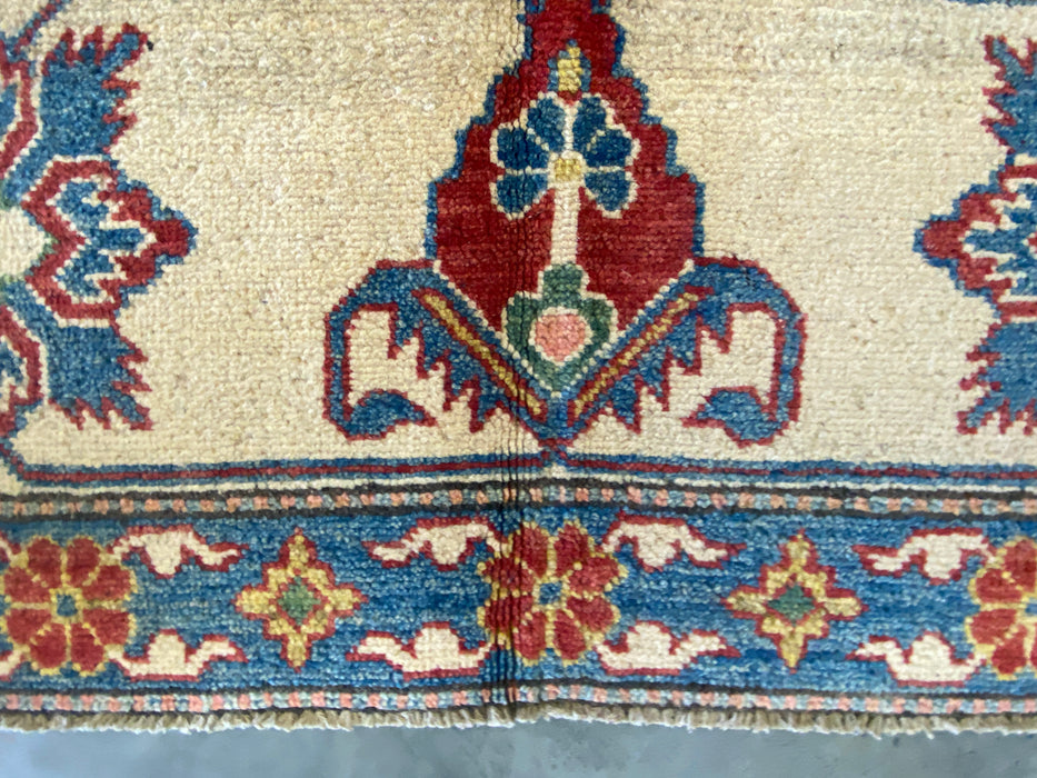Afghan Hand Knotted Kazak Rug Size: 201 x 281cm - Rugs Direct