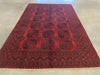 Afghan Hand Knotted Turkman Rug Size:  201cm x 291cm - Rugs Direct