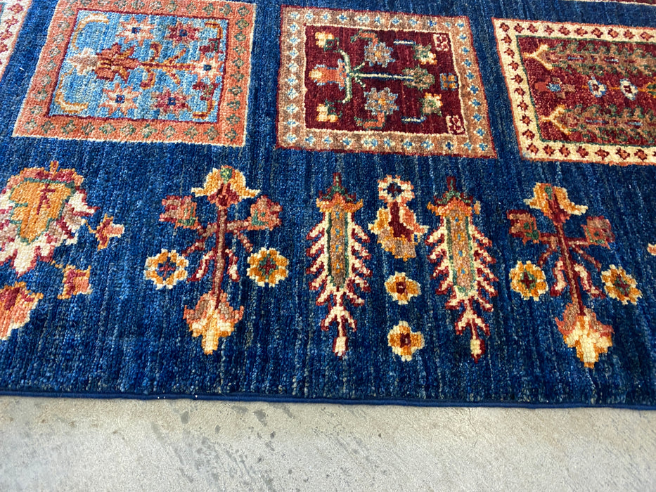 Afghan Hand Knotted Choubi Rug Size: 194 x 150cm - Rugs Direct
