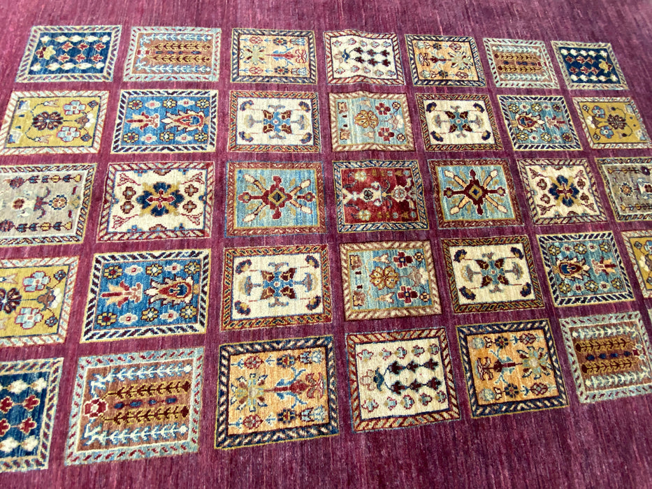 Afghan Hand Knotted Choubi Rug Size: 241 x 171cm - Rugs Direct