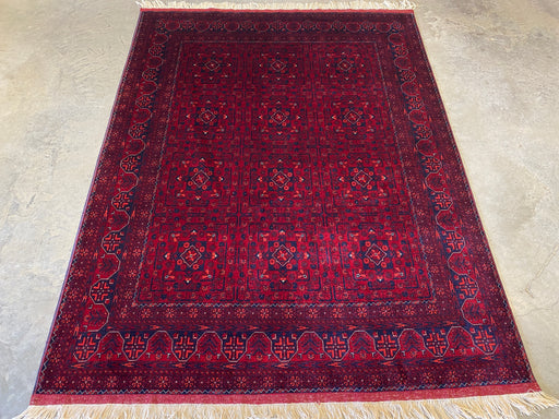 Hand Knotted Afghan Belgique Rug Size: 154 x 205cm - Rugs Direct