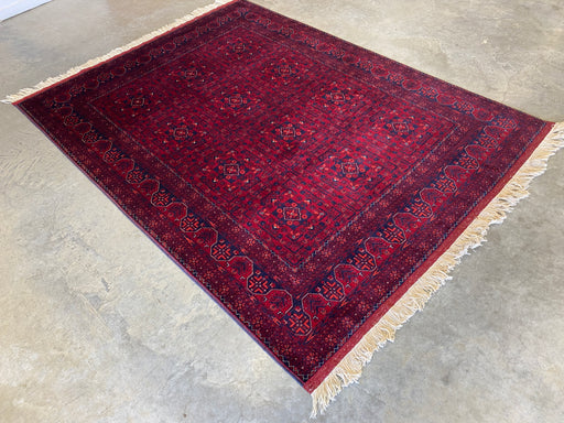 Hand Knotted Afghan Belgique Rug Size: 154 x 205cm - Rugs Direct