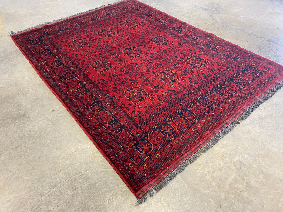 Afghan Hand Knotted Khal Mohammadi Rug 174 x 237cm - Rugs Direct